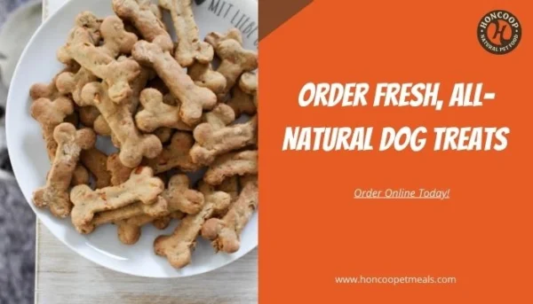 Order Fresh, All-Natural Dog Treats Online Today